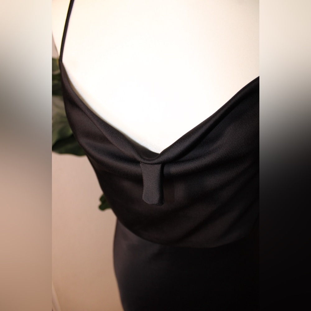 BHLDN Cali Satin Cowl-Neck Midi Slip Dress - Picture 6 of 12